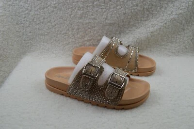 Cape Robbin Becky Rhinestone Buckle Strap Flatform Sandals (Becky) Size 6 - Image 1 of 4