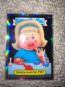 Garbage Pail Kids Chrome Serie 1 Refractor L10a Finger-Paintin' Fifi Topps OS1 - Imagen 1 de 2