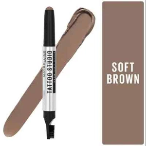 MAYBELLINE TATTOO STUDIO BROW LIFT SOFT BROWN - Picture 1 of 6