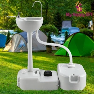 Weisshorn Camping Portable Sink Wash Basin Water Stand Food Hand 43L Capacity - Picture 1 of 8