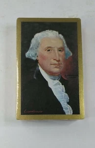 Vintage President George Washington Portrait Playing Cards SEALED Made in USA - Picture 1 of 10