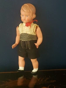 ANTIQUE GERMAN CELLULOID BOY DOLL 7" - Picture 1 of 7