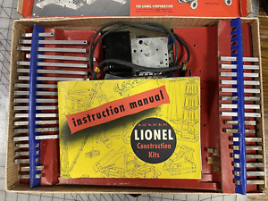 Vintage 1948 Lionel Construction Kit 232 Parts Pieces Working Motor Manual