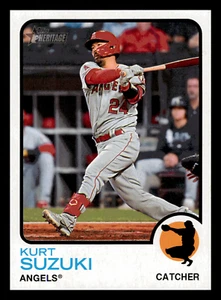 Kurt Suzuki 2022 Topps Heritage High Number #696 Centered Mint - Picture 1 of 2