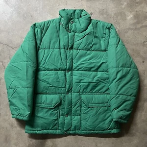 Vintage 70’s The North Face 🇺🇸 GREEN Goose Down Puffer Jacket L - Picture 1 of 7