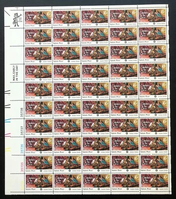 US Stamp1975 Mint Sheet Scott #1560, Salem Poor, 10c x 50 stamps, MNH, OG - Image 1 of 2