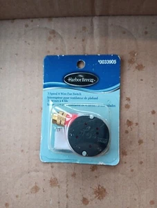 Harbor Breeze 3 Speed Ceiling Fan Pull Chain 4 Wire Switch 0033905 Model 40372 - Picture 1 of 2