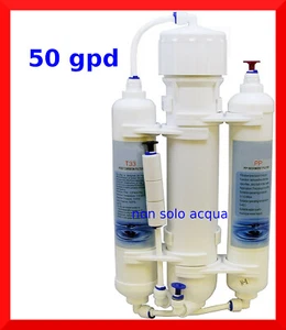 OSMOSI INVERSA ACQUARIO DEPURATORE ACQUA IMPIANTO IDROPONICA 50 GPD - Imagen 1 de 4