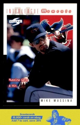 1998 Score Mike Mussina #258 Baltimore Orioles - Image 1 of 2
