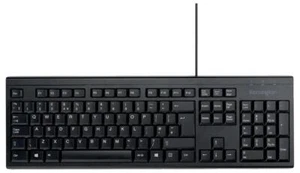 KB100 EQ Wired USB Keyboard, Black - K63727UK KENSINGTON - Picture 1 of 2