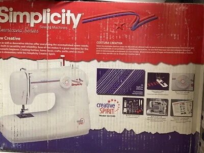 simplicity sa1500 creative spirit sewing machine new - Image 1 of 4