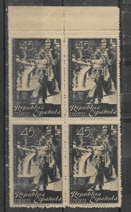 SPAIN Edifil #773 Block of 4 double imperf. MNH VF - Picture 1 of 1