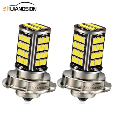2pezzo Bianco P26S LED Lampadina Del Faro Dello Scooter Del Motociclo DC 6V - Immagine 1 di 4