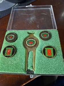 MEDINAH 1990 US OPEN UND 1988 US SENIOR OPEN DIVOT TOOL UND 4 MÜNZEN GOLF MARKER - Bild 1 von 9