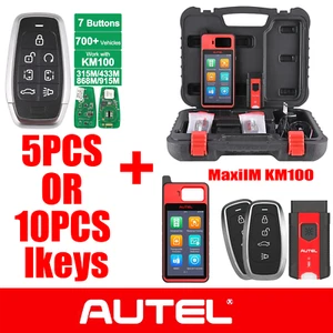 New Autel MaxiIM KM100 IMMO Key FOB Immobilizer Programming Keys Creation Tool - Picture 1 of 19