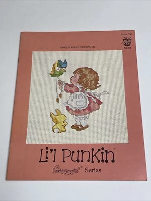 Green Apples Li'l Punkin Book 532 Cross Stitch Pattern - Image 1 of 4