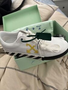 Size 12 - Off-White Vulc Sneaker White Yellow