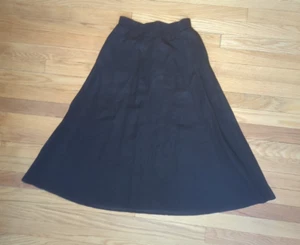Vintage Antique Black Skirt 1930's-40's Hollywood Premiere Lyn Davis XS - Picture 1 of 12