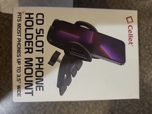 Cellet CD Slot Car Phone Mount Holder Compatible for Phones Up To 3.5" Wide - Picture 1 of 4
