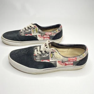 Vans Off The Wall Schuhe Herren Gr. 11 Schwarz Logo Skateboard Turnschuhe Niedrig - Bild 1 von 11