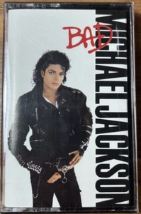 Michael Jackson Bad Cassette Tape Epic 1987 OET 40600 Brand New & Sealed - Foto 1 di 3