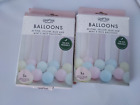 Ginger Ray Pastel Pink, Yellow, Blue & Mint Small Party Balloons x 80