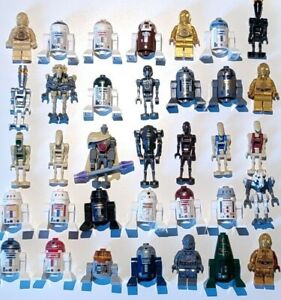 Lego Star Wars Minifiguren verschiedene Droiden (Astromech, Battle Droid)
