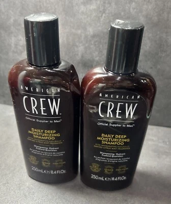 Paquete de 2 champú hidratante profundo diario American Crew abolladura de 8,4 fl oz* Foto 1 de 3