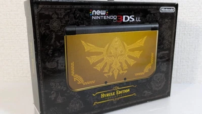New Nintendo 3DS LL Hyrule Edition The Legend of Zelda limited Game Console - Image 1 of 4