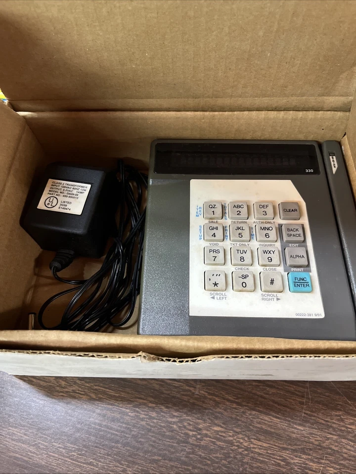 Verifone Tranz 330 Credit Card Terminal UNTESTED - Image 1 of 1