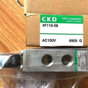 CKD 4F210-08-AC110V Solenoid Valve New ⊕IK - Picture 1 of 5