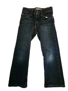 Wrangler Bootcut Denim Jeans With Adjustable Waist Boys Size 5 Slim - Picture 1 of 4