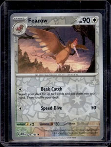 Fearow SV: Scarlet & Violet 151 Pokémon 022/165 Reverse Holo NM+ - Picture 1 of 2