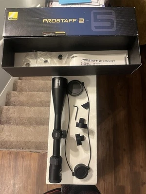 Mira para rifle Nikon Prostaff 5 3,5-14X50 retícula BDC iluminada + CAJA OEM + anillos Foto 1 de 4