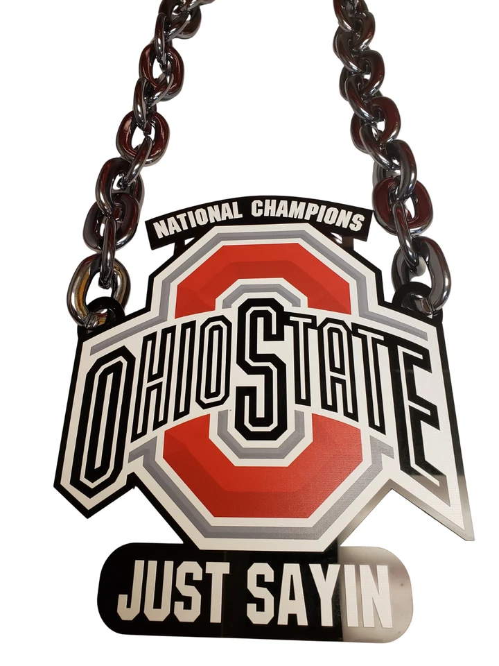 The Ohio State | Bloque 'O' | Cadena Just Sayin National Champs Turnover/Hype Foto 1 de 3