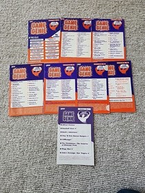 Galoob NES Game Genie Code Update Lot Of 8 Issues Volume 1, 2, 3 