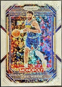Estuche Prizm Monopoly Jamal Murray 2022-23 blanco brillante Prizm Hit SSP #23 - Imagen 1 de 2