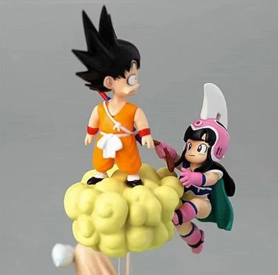 Figura de acción de anime Dragon Ball Goku Chi Chi hecha a mano decoración PVC Foto 1 de 4