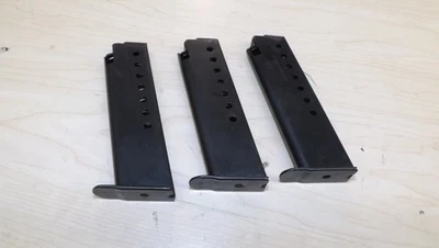 Lote de 3 - 8º pentes para Walther P-1 e P-38 -- 9mm - Imagem 1 de 4