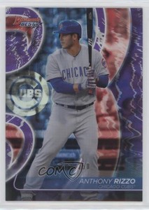 2020 Bowman's Best Purple Refractor /250 Anthony Rizzo #8