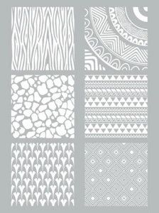 Silkscreen Stencil for Polymer Clay Ethnic - Picture 1 of 2