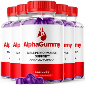 AlphaGummy for Men Advanced Energy & Performance Vitamin Supplement 300 Gummies - Picture 1 of 9