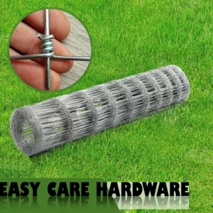 Galvanised Wire Mesh 1.2x30 m Thick Animal Fence Farm Fencing Wire Hinge Joint - Picture 1 of 11