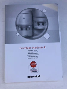 Eppendorf Centrifuge 5424/5424 Operating Manual, Paperback - Picture 1 of 4