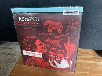 Harold Courlander ASHANTI Folk Tales from Ghana 10" vinyl LP FOLKWAYS 1960 RARE - Image 1 of 2