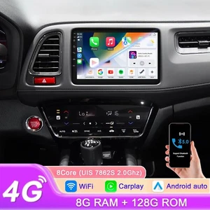 For HONDA Vezel HR-V 2014-2019 Carplay Android QLED Car Stereo Radio GPS 8+128GB - Picture 1 of 23