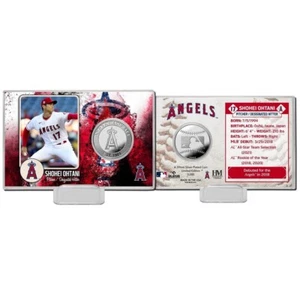 Highland Mint MLB Los Angeles Angels Shohei Shotime Ohtani Silver Coin Card NIB - Picture 1 of 3