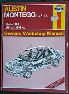 Austin Montego 1.3 & 1.6 From 1984 To 1989 Owners Workshop Manual By Haynes - Picture 1 of 6
