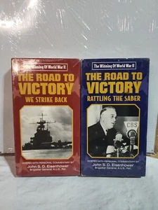 The Road To Victory - Rattling The Saber, We Strike Back World War II VHS Sealed - Picture 1 of 6