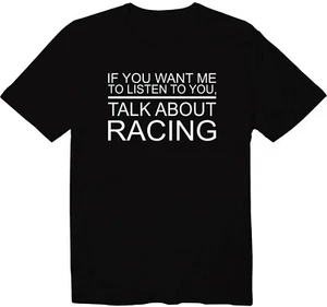 Funny Talk About Car Racing Graphic T-Shirt Auto Car Lover Gift Car Guy Shirt - Picture 1 of 23